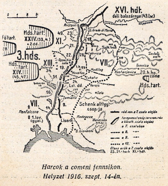 Le�r�s: Le�r�s: Le�r�s: Le�r�s: C:\02.39.gyalogezred 1914-18\Isonz�-csat�k\Isonz�-csat�k k�pek\270terkep50.jpg